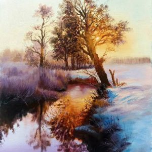 Tree Pathway Painting