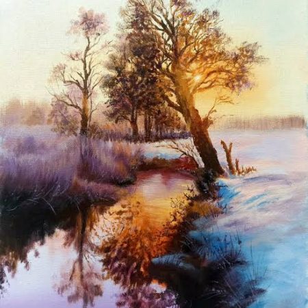 Tree Pathway Painting
